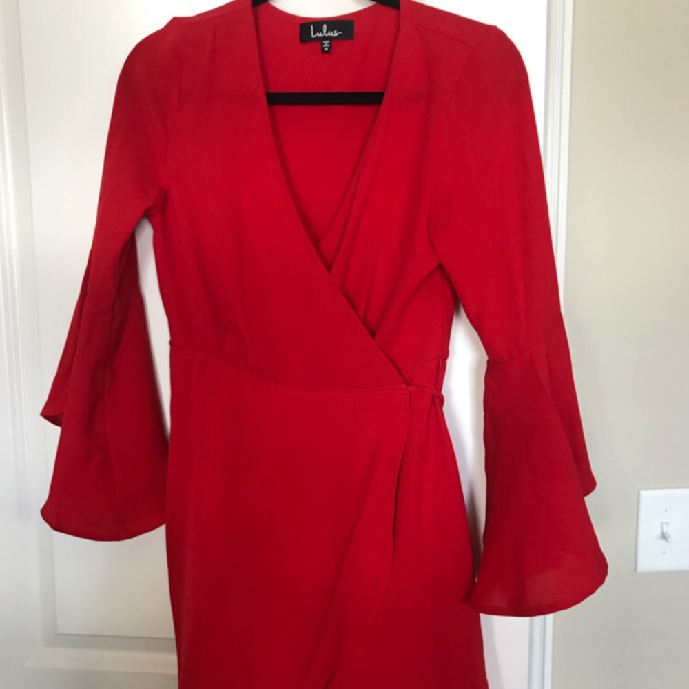 Red Wrap Dress